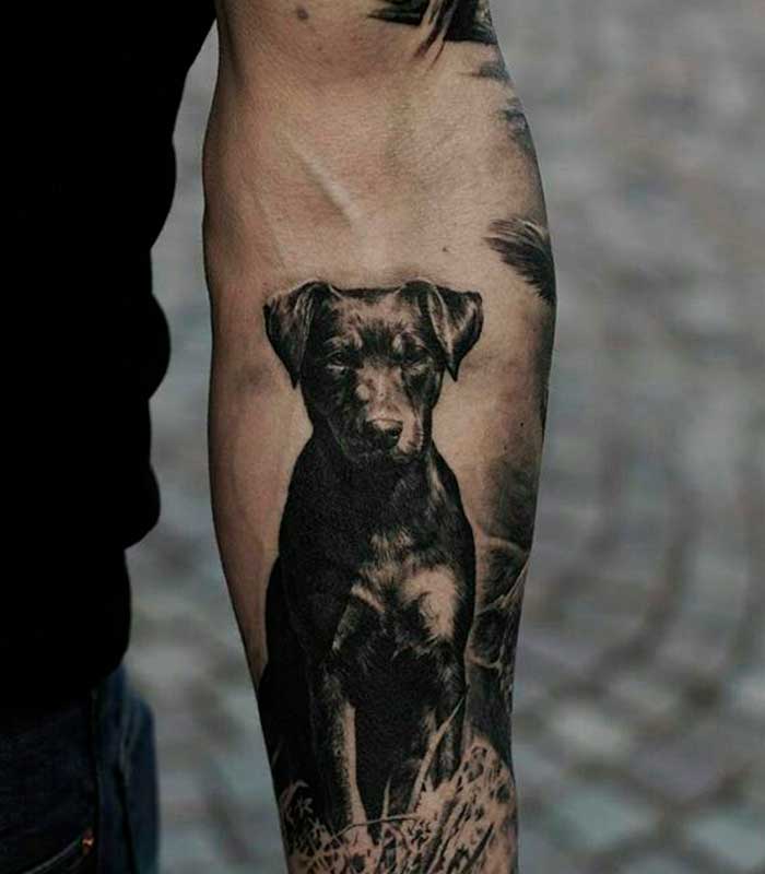 tatuajes de perros labradores