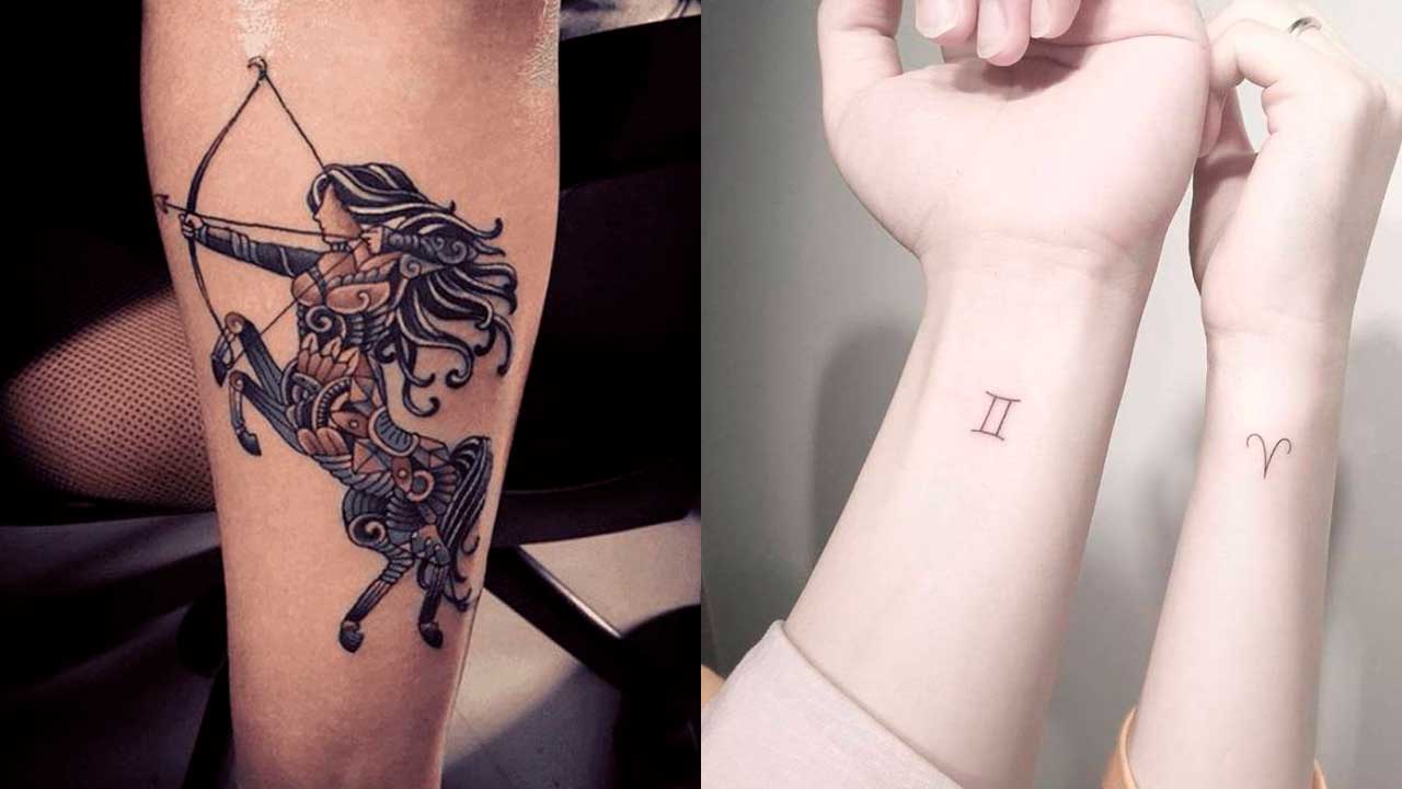 Tatuajes de signos del zodiaco ♊ Significado, diseños de tattoos y más