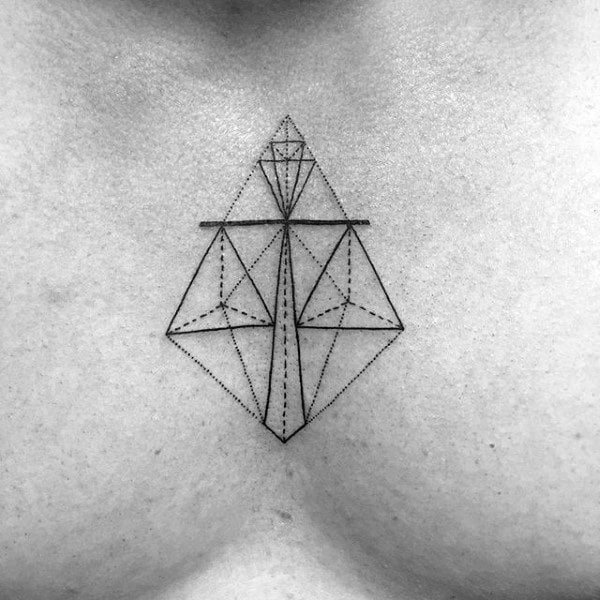 tatuajes libra geometricos