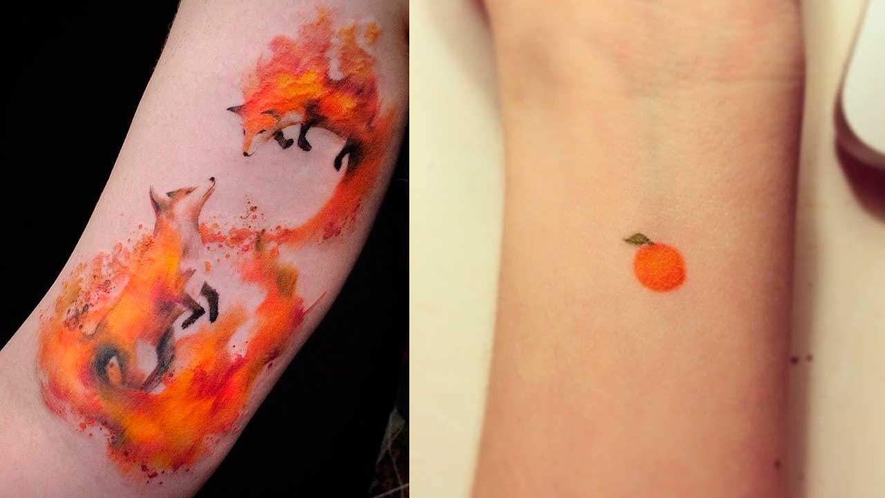 Tatuajes naranjas