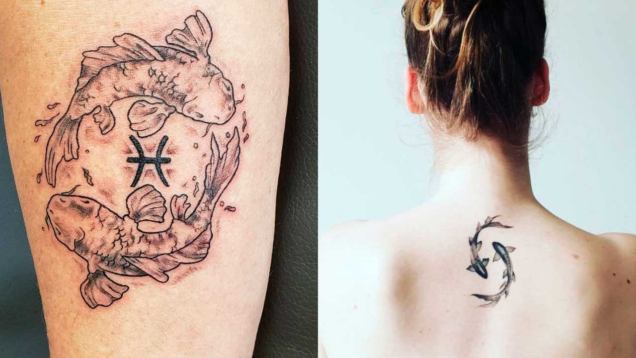 Tatuajes piscis】♓ Significado y mejores diseños ✓