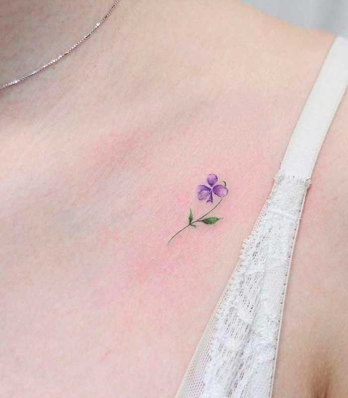 Tatuajes violetas】? Significados y mejores diseños ✓