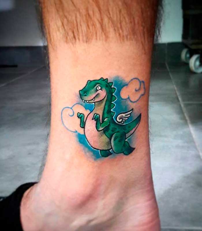 tatuajes de dinosaurios de caricaturas