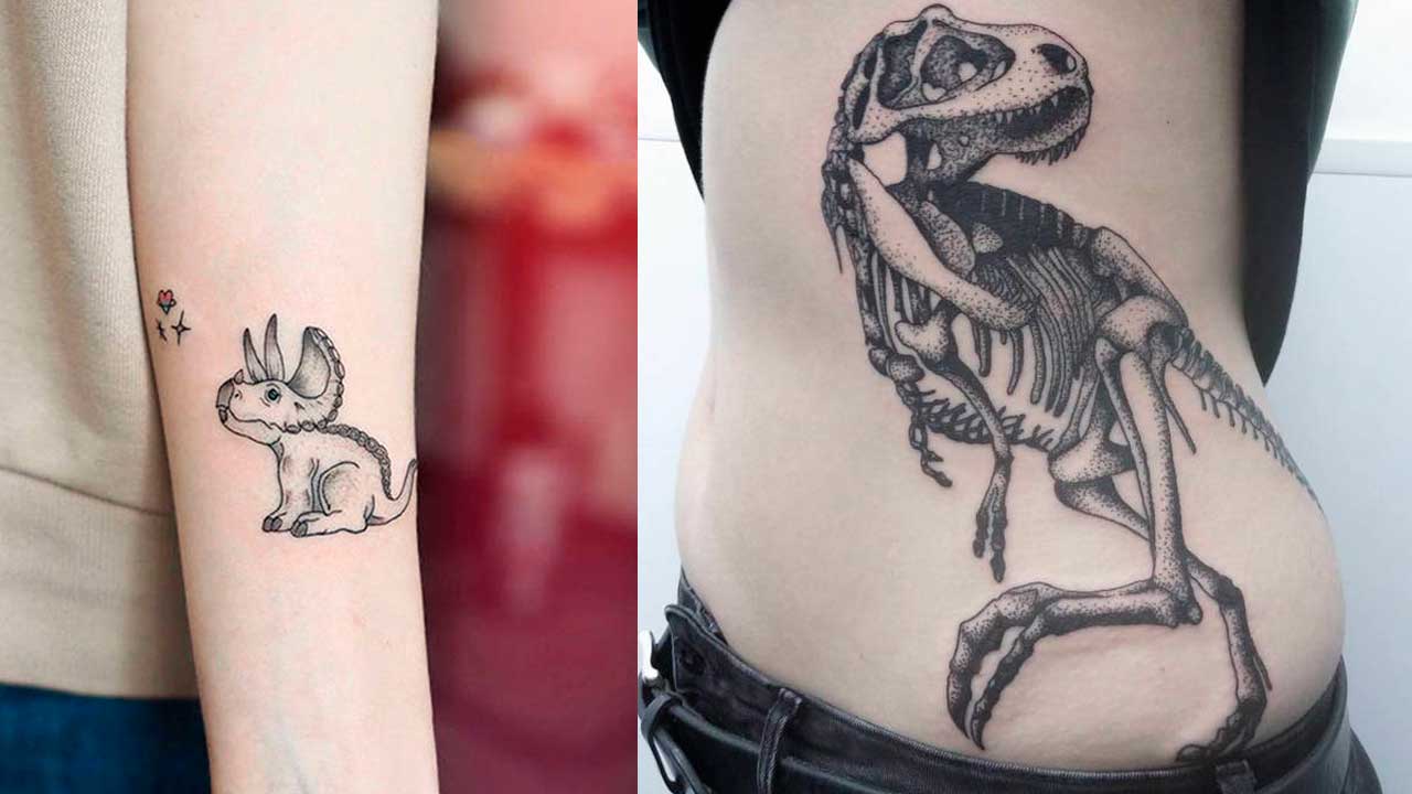 ▷ Tatuajes de dinosaurios: 🦖 Significado, ideas +100 imágenes ✓