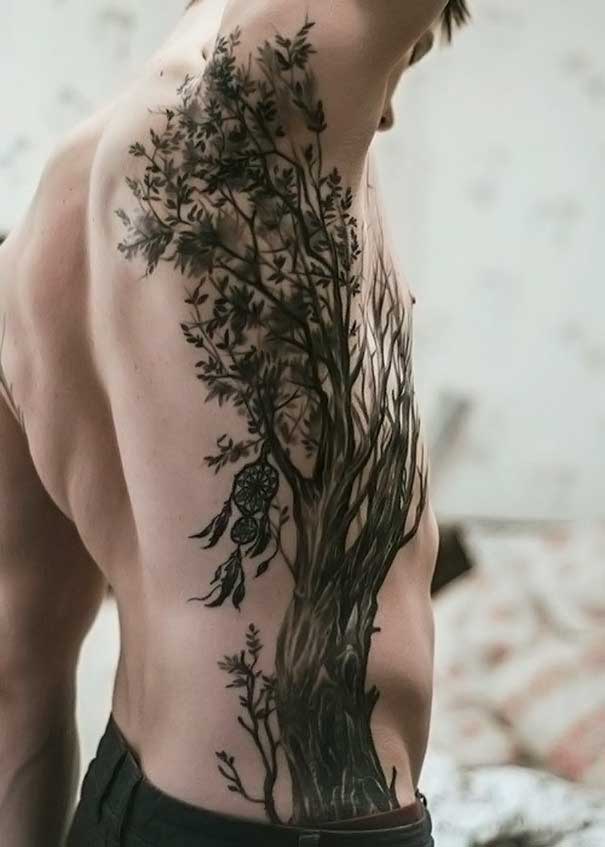 Tatuajes de árboles】 ? Significado y mejores diseños ✓