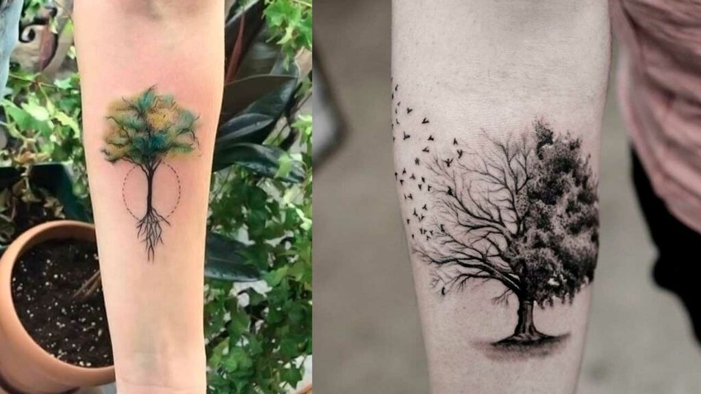 tatuajes de arboles