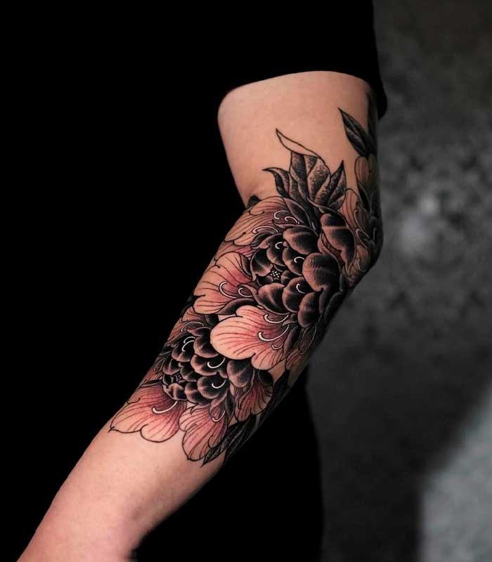 tatuajes de flores para hombres
