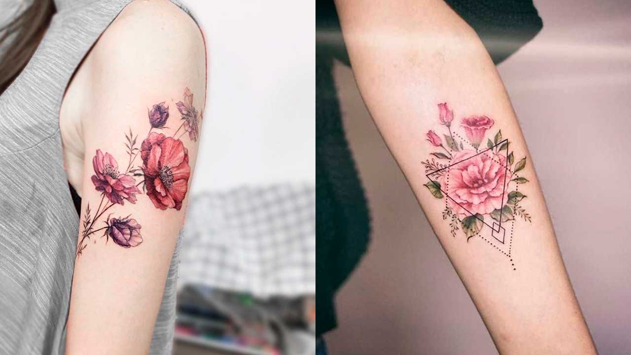 tatuajes de flores