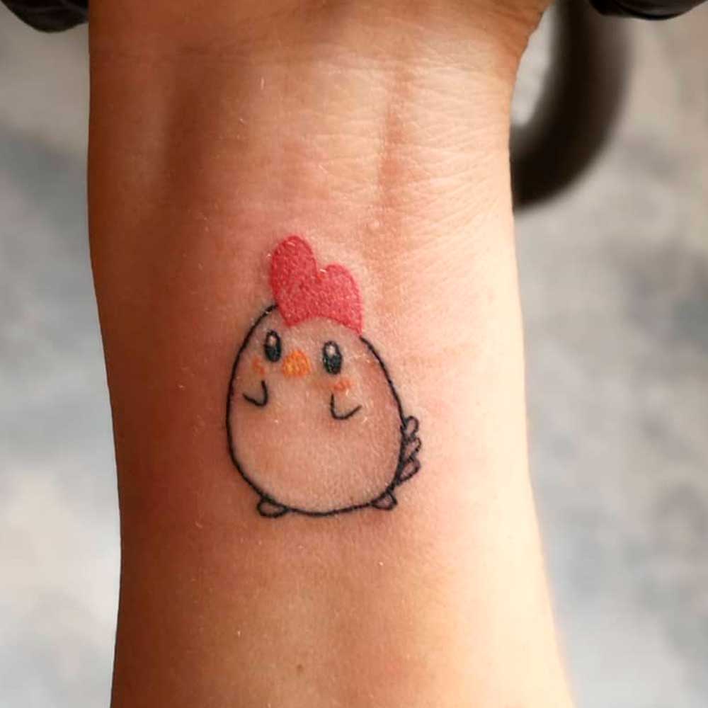 tatuajes de pollitos