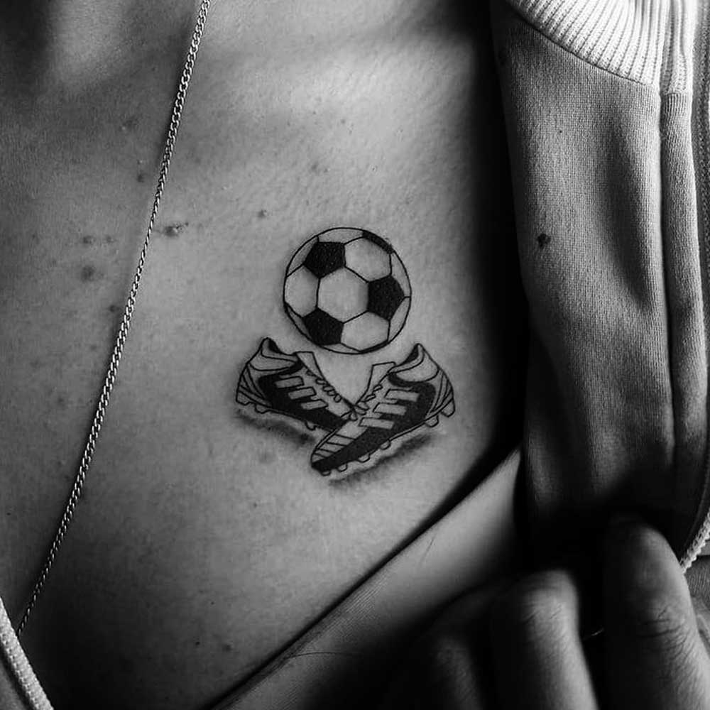 ▷Tatuajes de fútbol: ⚽️ Significado +100 imágenes y diseños 🥇
