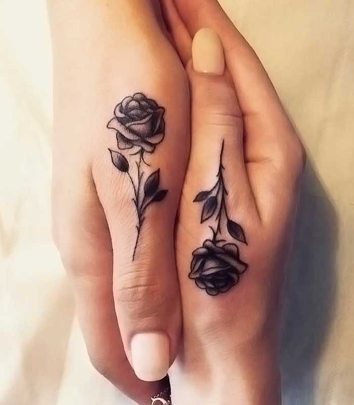 tatuajes de rosas para enamorados