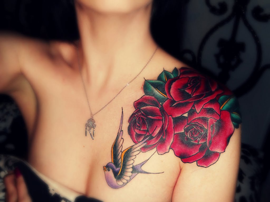 tatuajes de rosas para mujeres 11