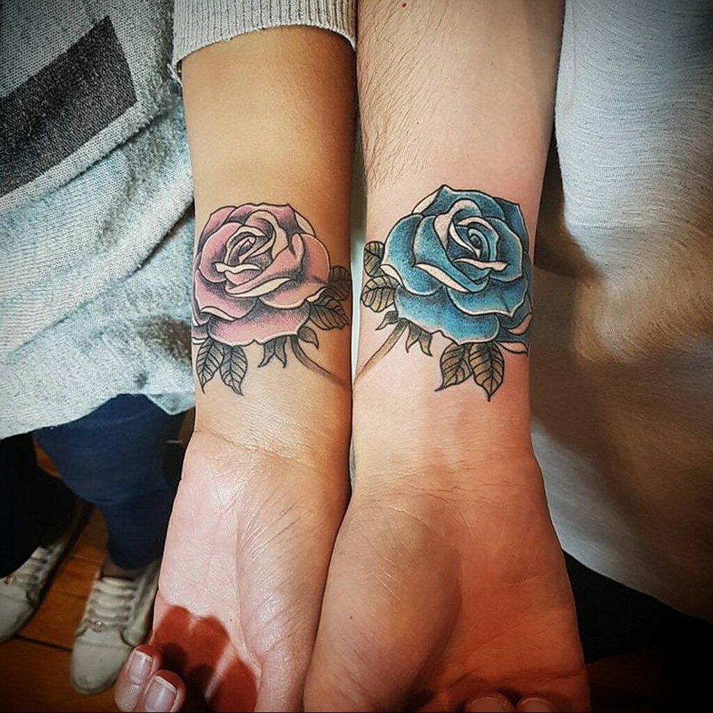 tatuajes de rosas para parejas 13