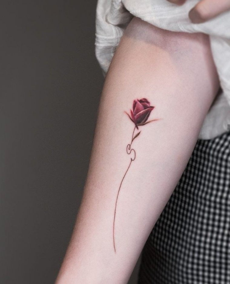 tatuajes de rosas pequenas 4