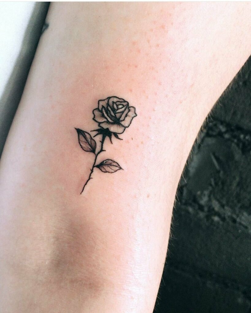 tatuajes de rosas pequenas 5