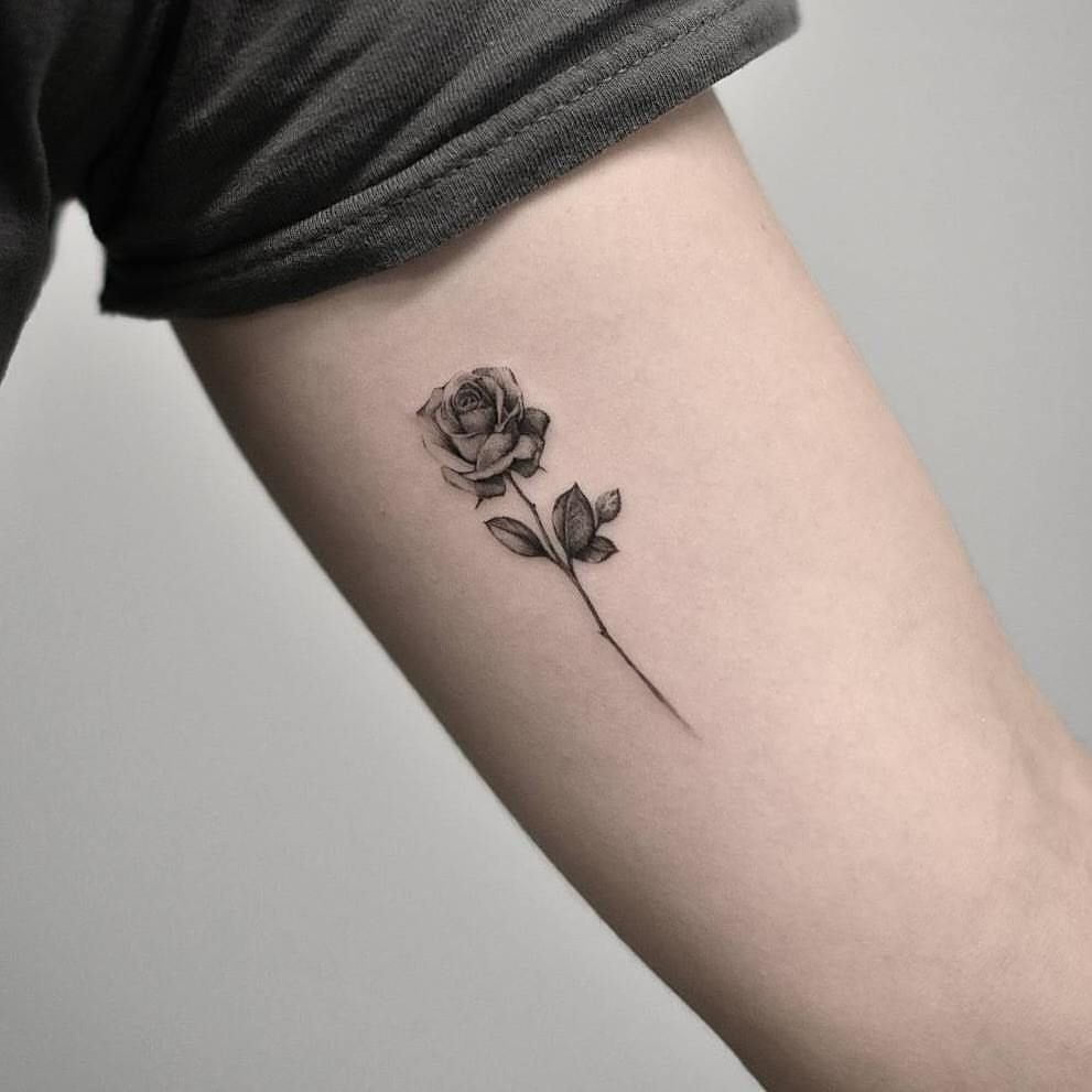 tatuajes de rosas pequenas 6