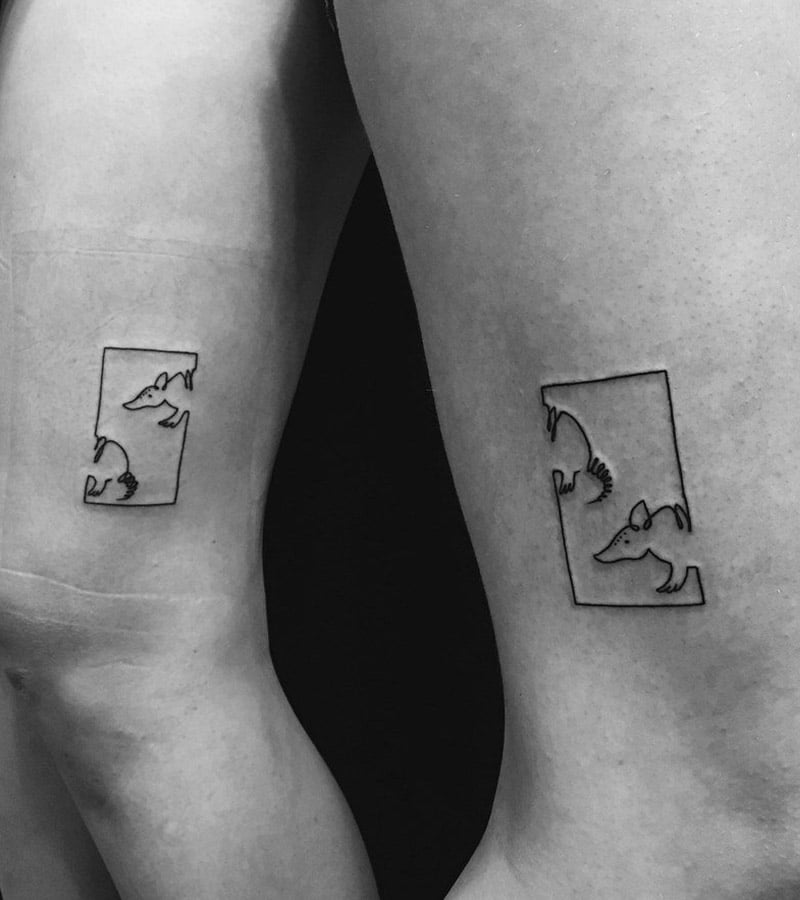 tatuajes minimalistas para parejas 10