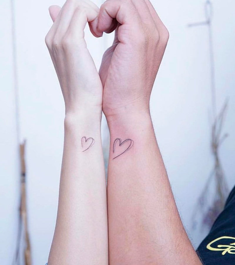 tatuajes minimalistas para parejas 11