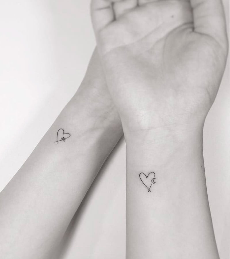 tatuajes minimalistas para parejas 6