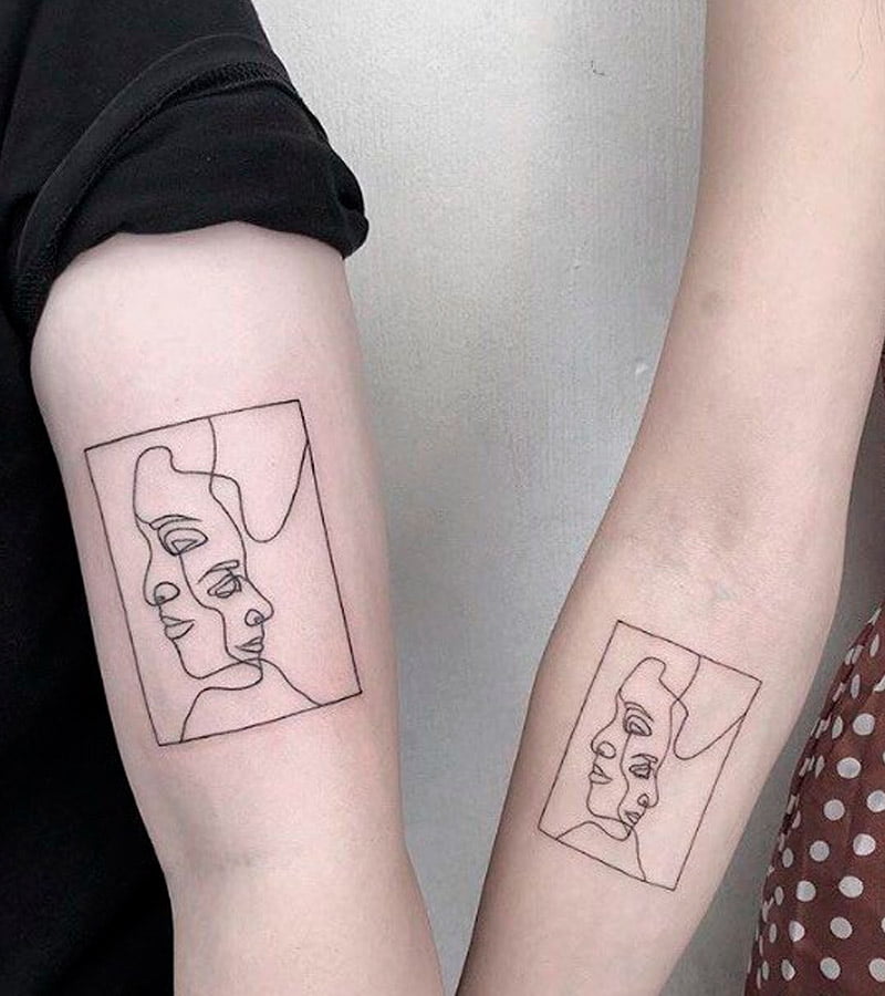 tatuajes minimalistas para parejas 8