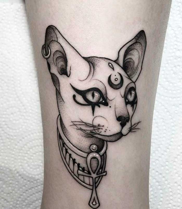 gatos egipcios tatuajes