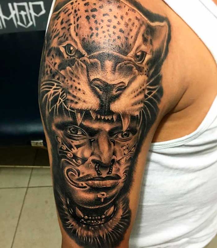 jaguar maya tatuajes significado