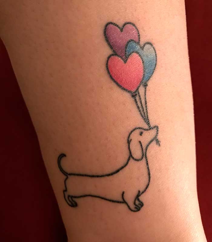 perros salchicha tattoos