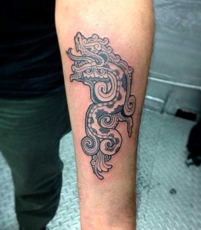 serpiente maya tatuaje significado