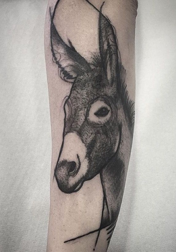 significado de tatuajes de burro