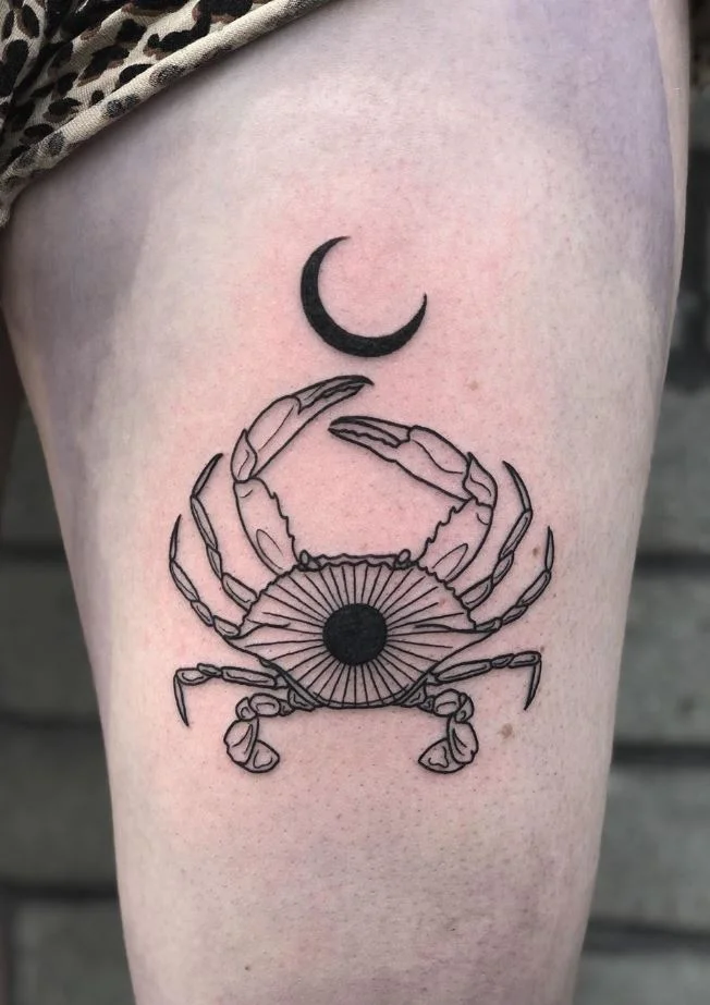 significado de tatuajes de cangrejos