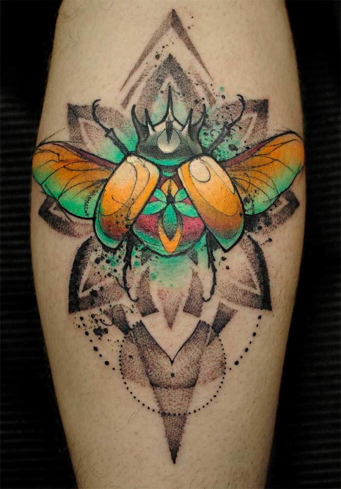 significado de tatuajes de escarabajos