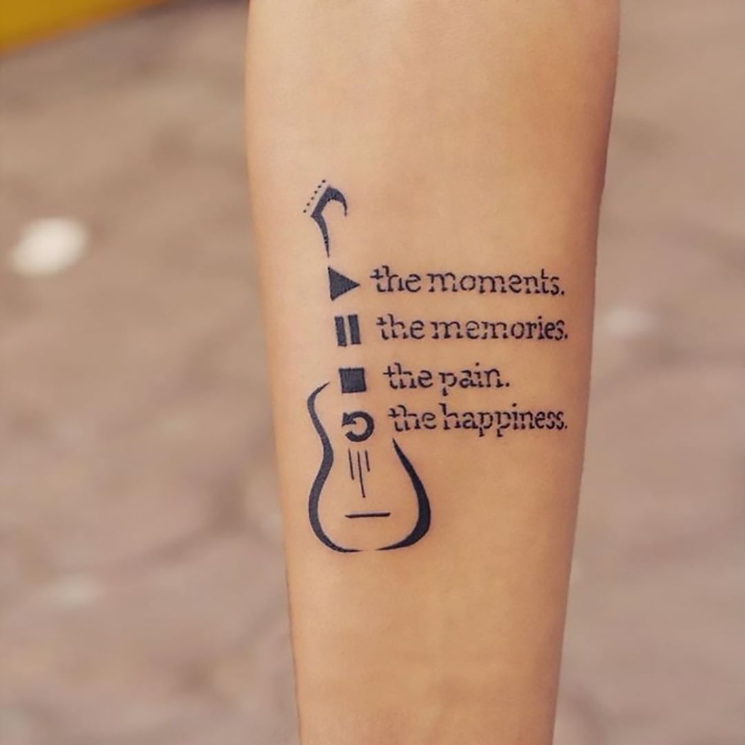 significado de tatuajes de musica
