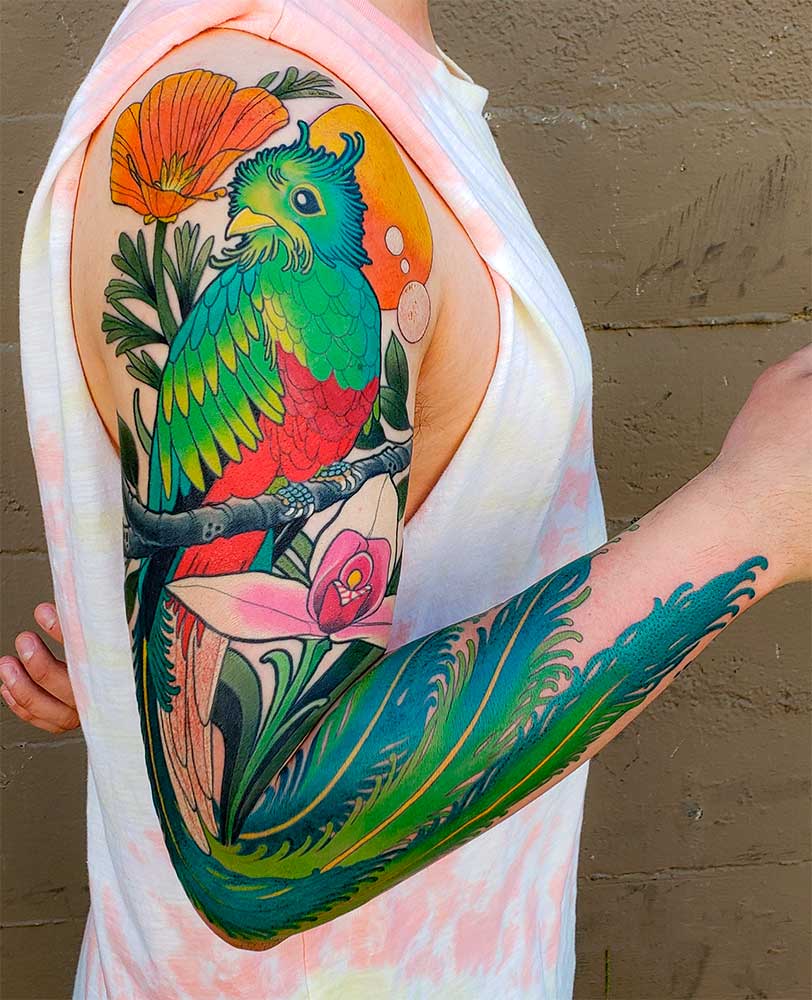 significado de tatuajes de quetzales