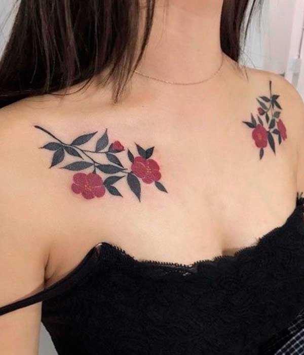 tatto de rosas en el pecho significadodetatuajes.org