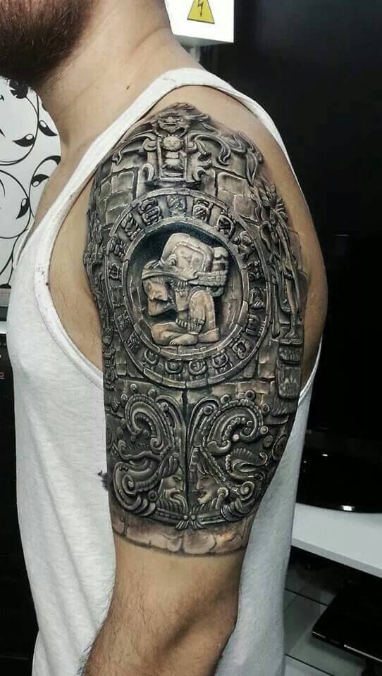 tattoos aztecas para hombres