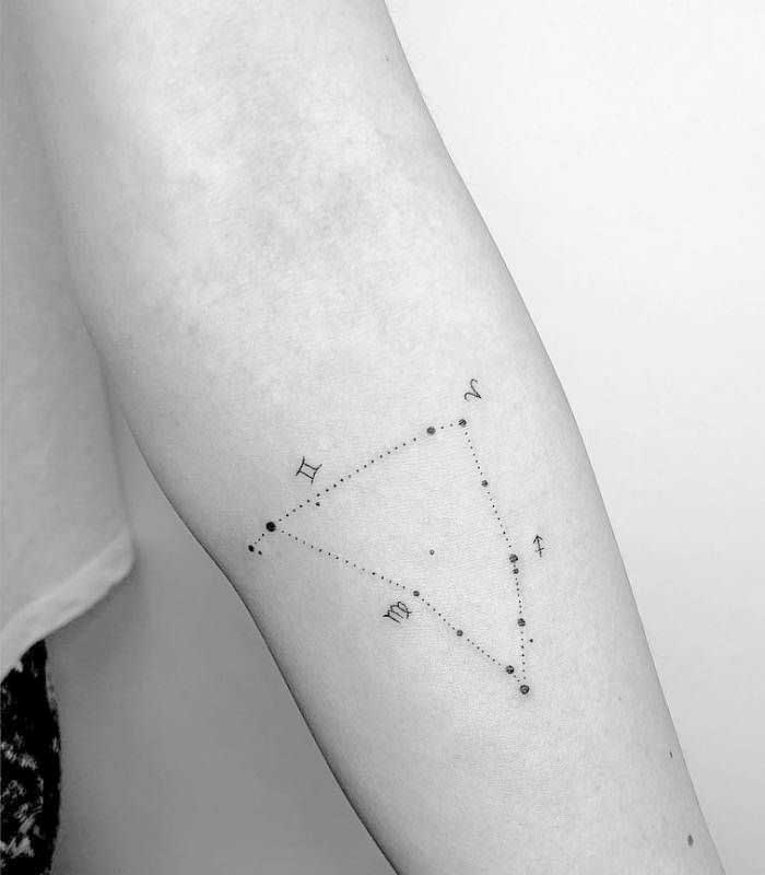 tattoos capricornio y su constelacion