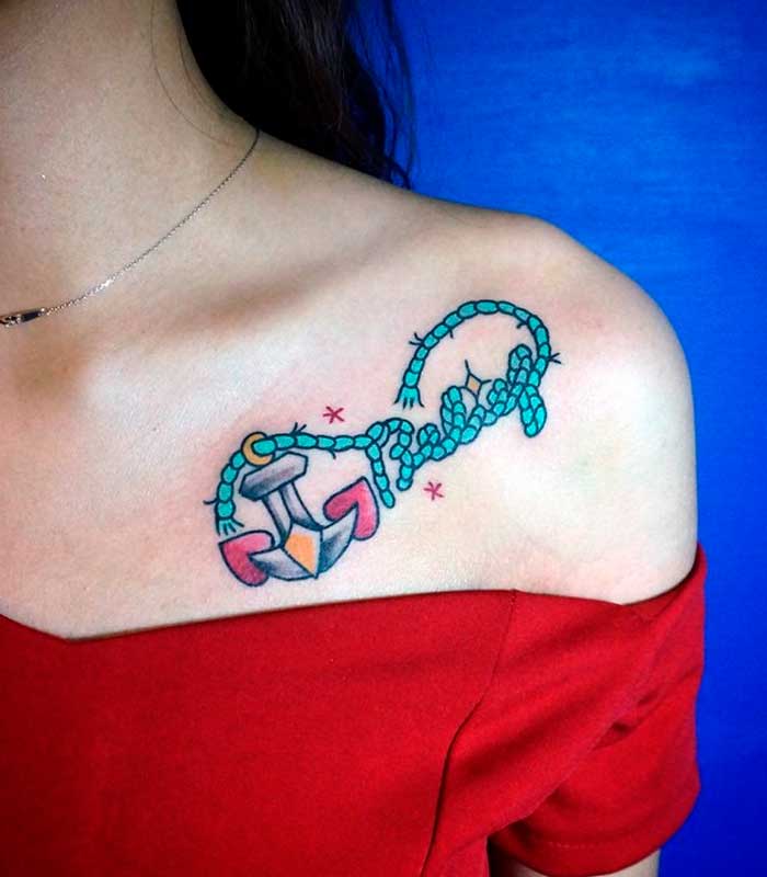 tattoos con infinito para damas