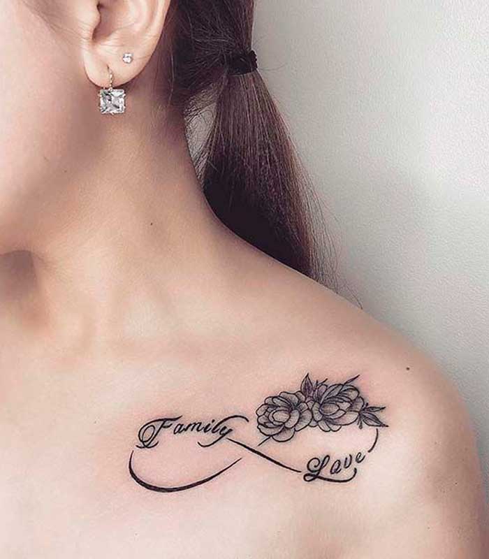 tattoos con infinito para mujeres