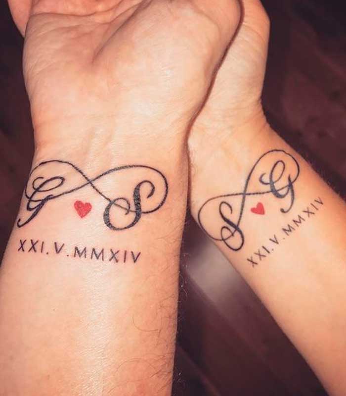 tattoos con infinito para parejas