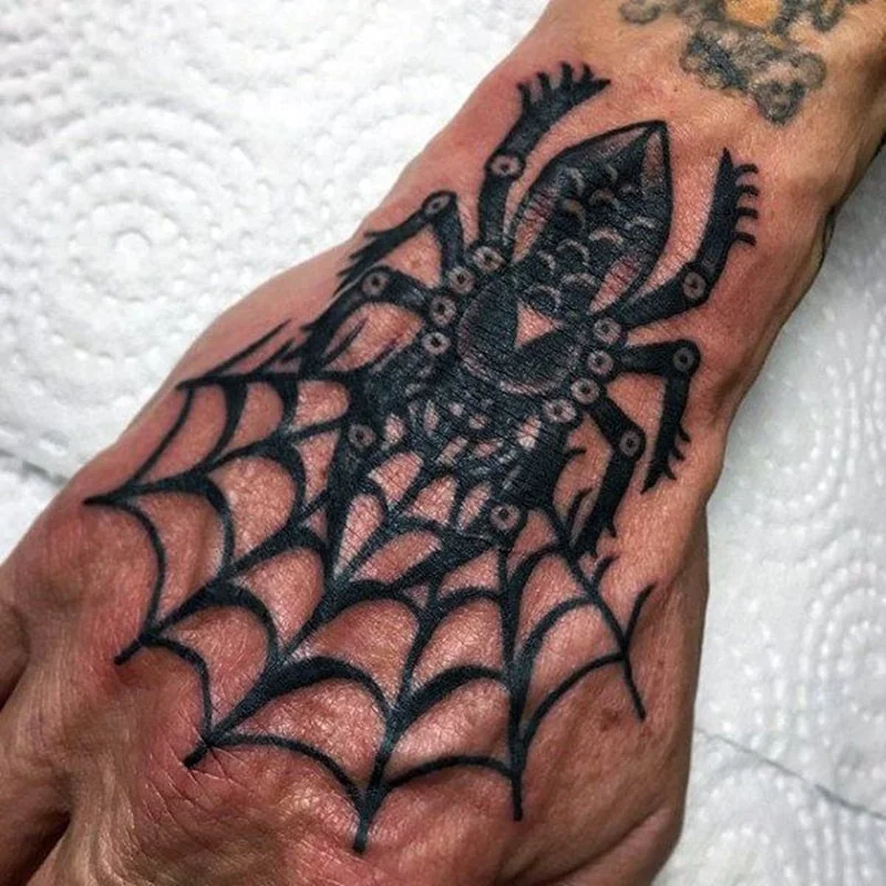 tattoos de aranas para hombres