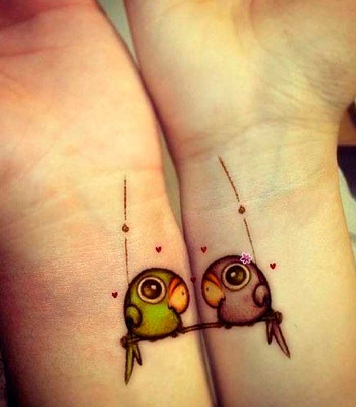 tattoos de aves para parejas