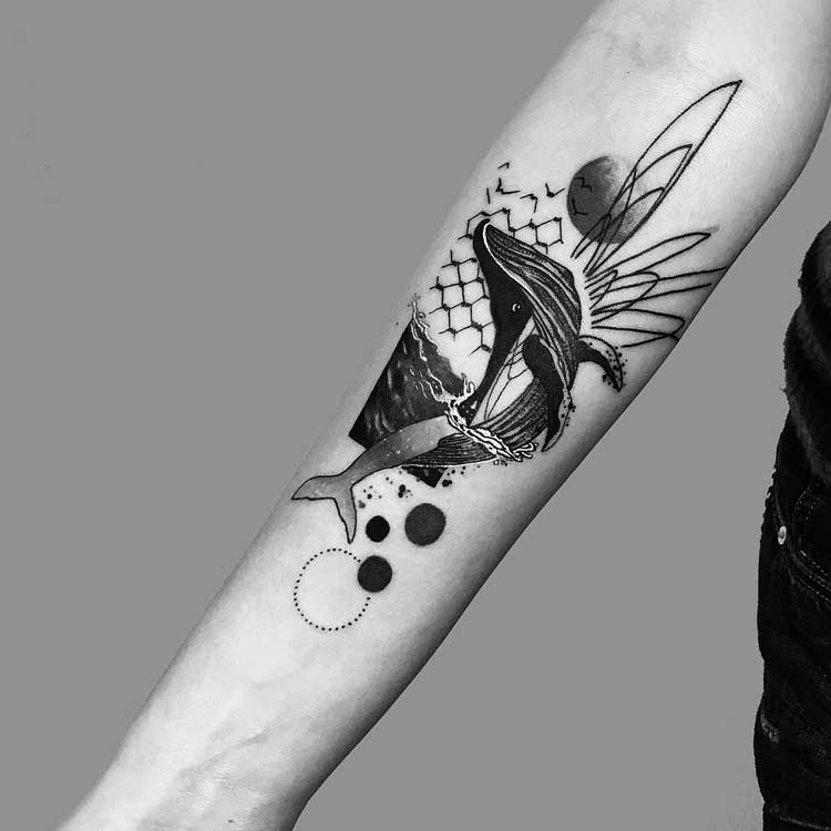 tattoos de ballenas para chicas