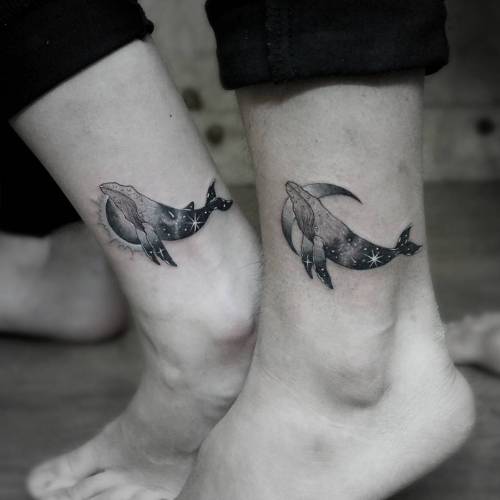 tattoos de ballenas para enamorados