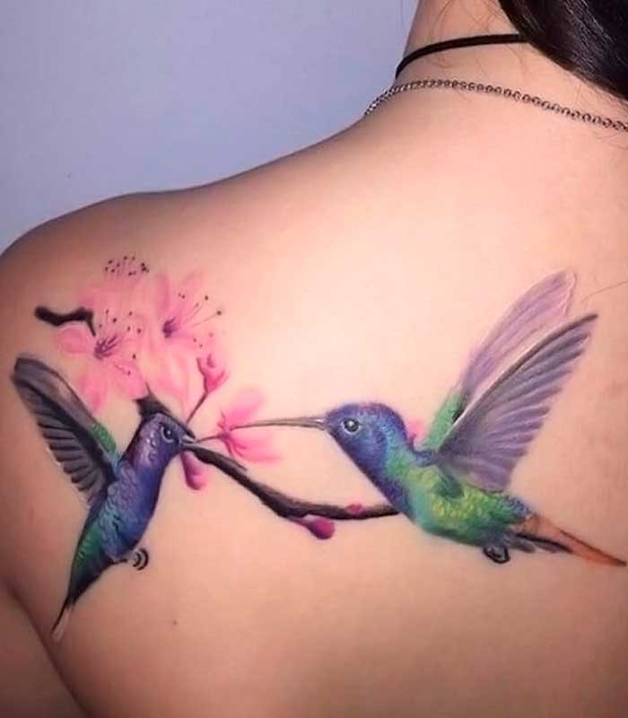 tattoos de colibries para damas