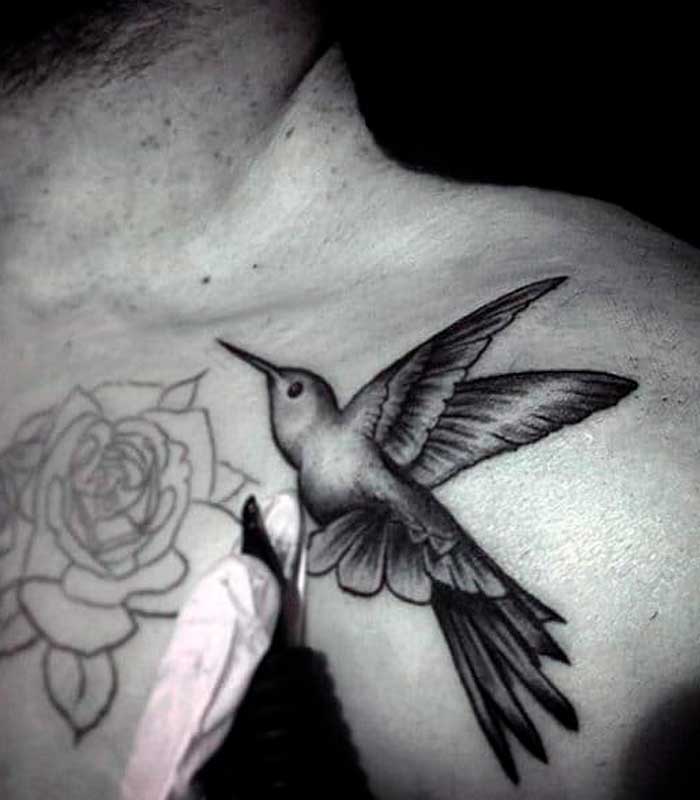 tattoos de colibries para hombres