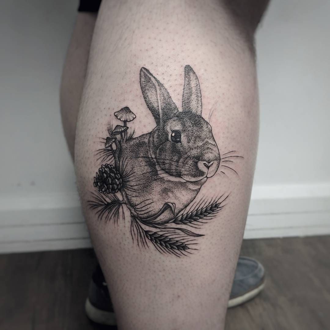 tattoos de conejos para caballeros