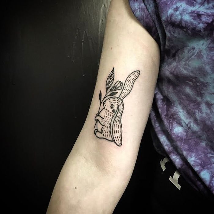 tattoos de conejos para hombres