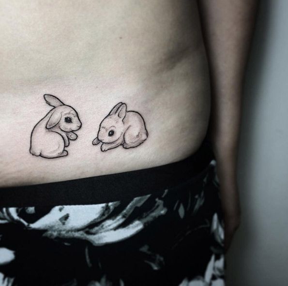 tattoos de conejos para parejas