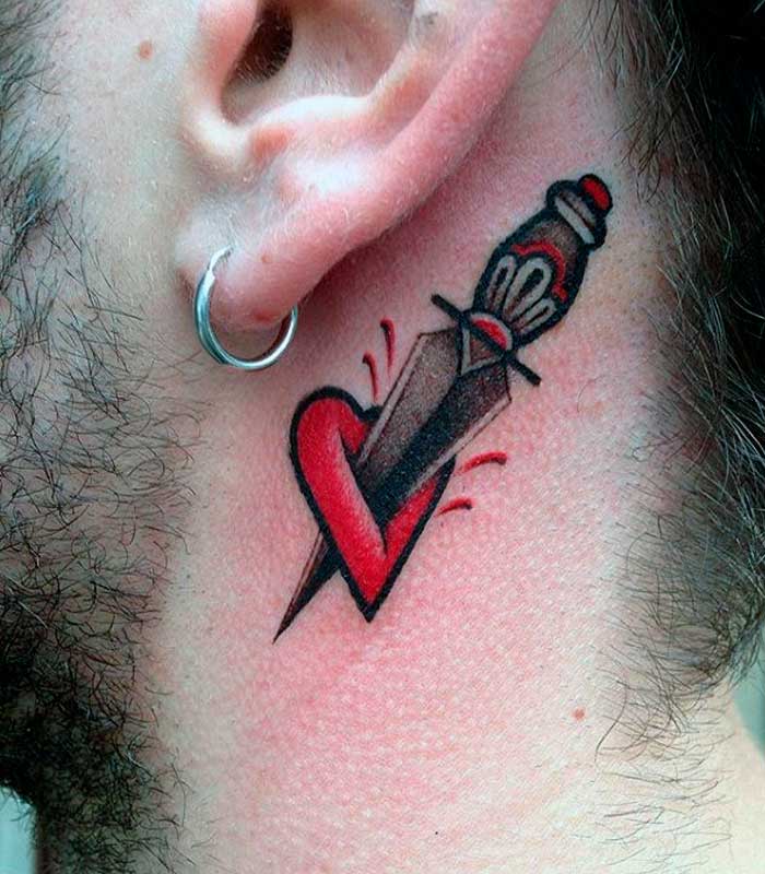 tattoos de corazon para tios