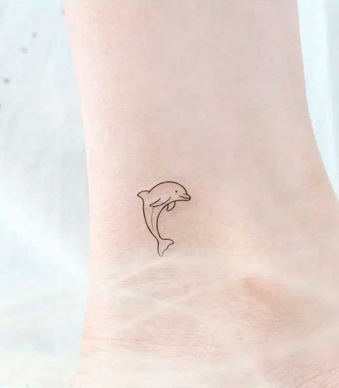 tattoos de delfines pequenos